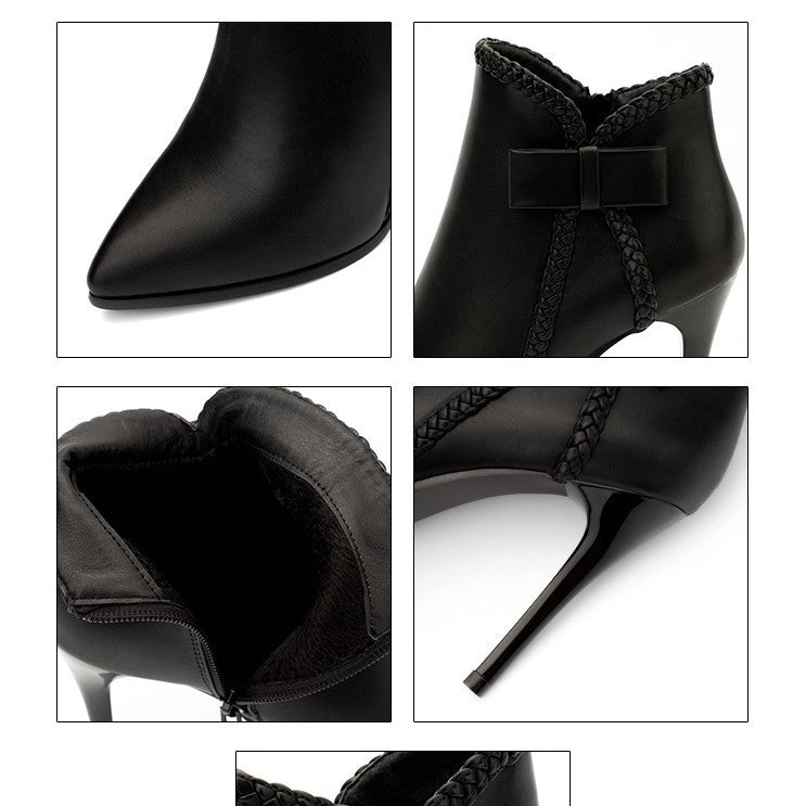 Sexy Pointed Toe High Heel Boots
