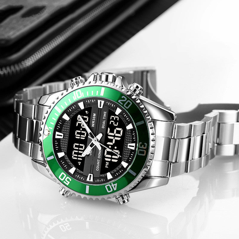 Men's Dual Display Sports Watch