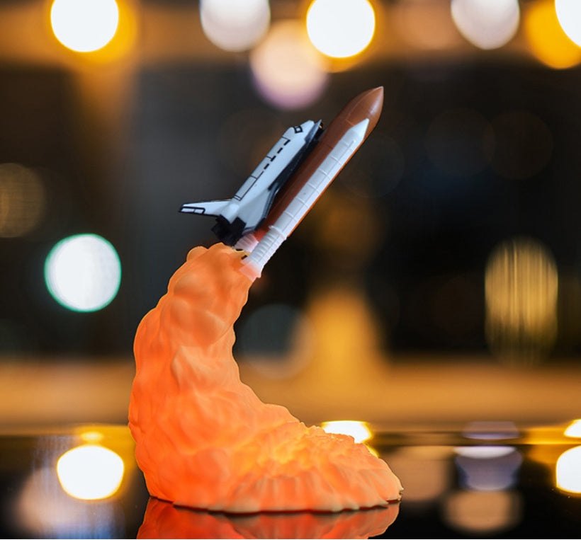 3D Rocket Space Shuttle Lamp