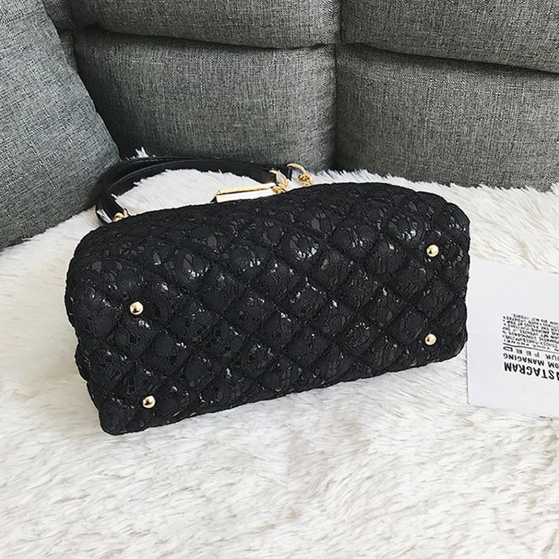 Vintage Lace Chain Shoulder Bag