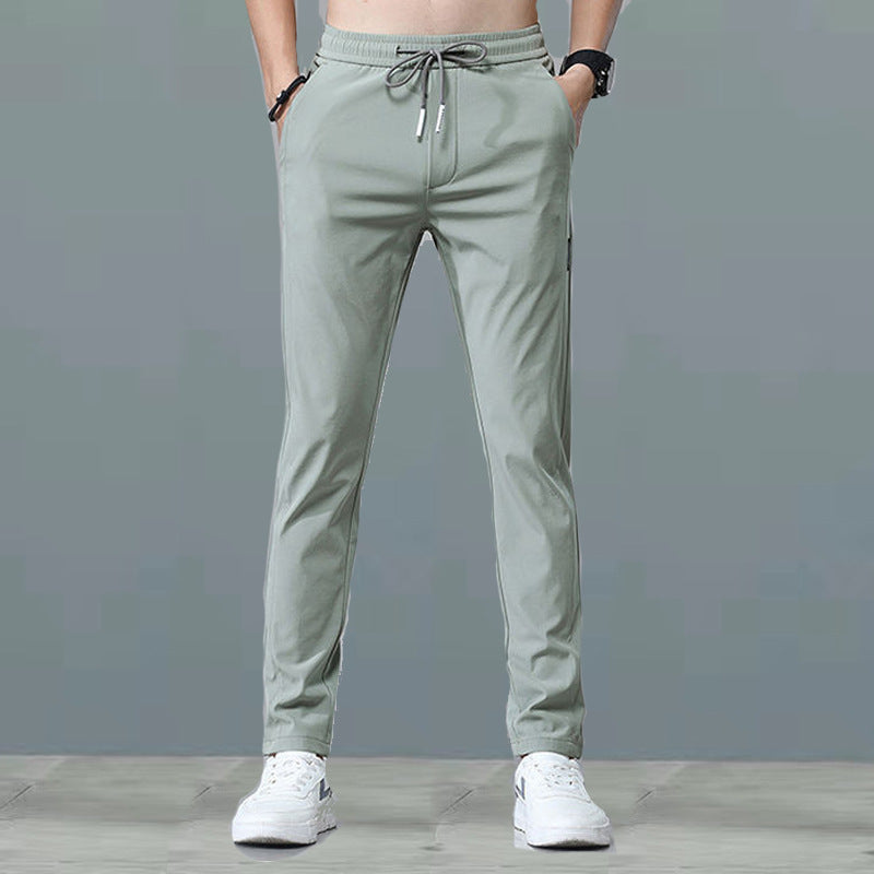 Men's Ice Silk Straight Pants