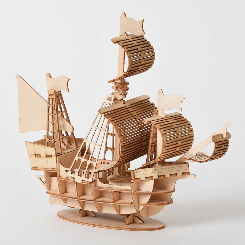 DIY Wooden Assembly Model Kit