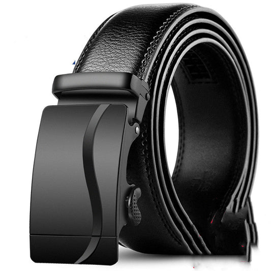Men's Cowhide Leather Automatic Belt