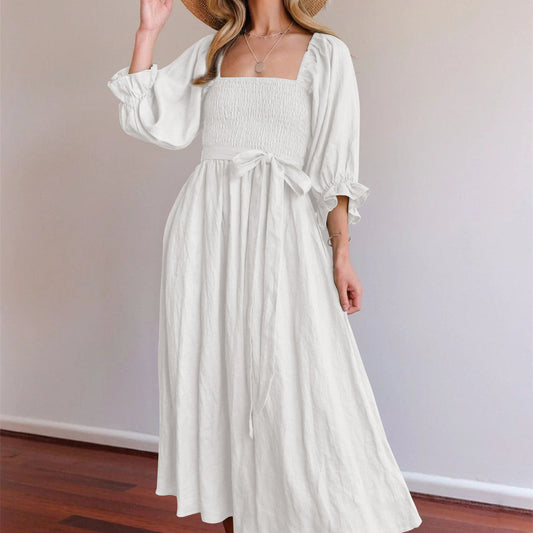 Premium Ruffle Cord Dress
