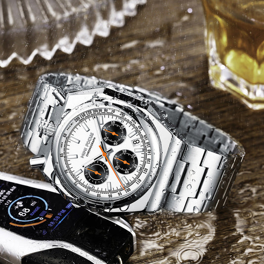 Men’s Steel Retro Quartz Watch