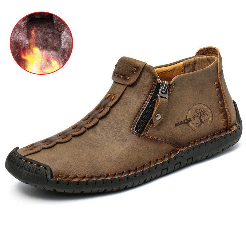 Men’s Zipper Ankle Hiking Boots