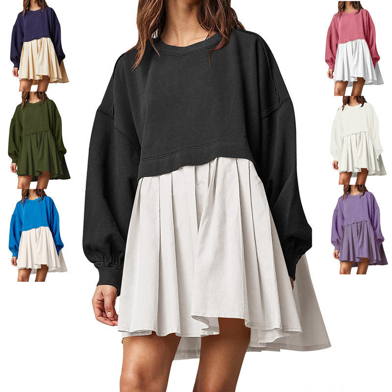 Autumn Chill Sweatshirt Dress