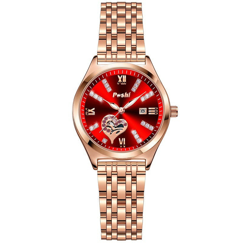 Women’s Waterproof Luminous Calendar Watch