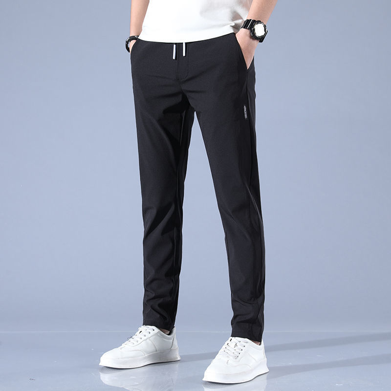 Men's Ice Silk Straight Pants