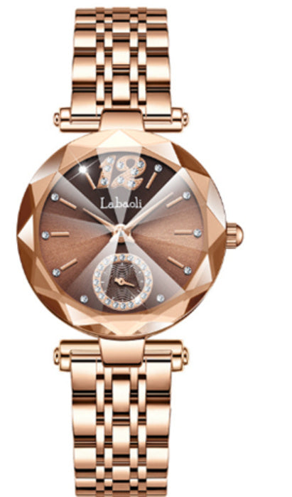 Women’s Fashion Diamond Gradient Glass Watch