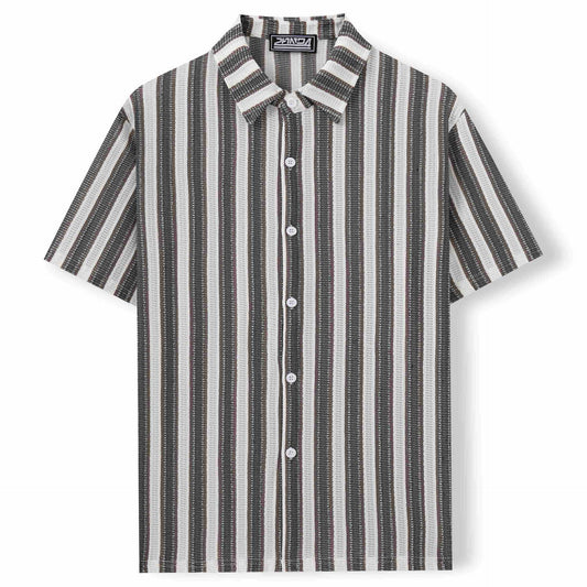 Men’s Beach Striped Short Sleeve Shirt