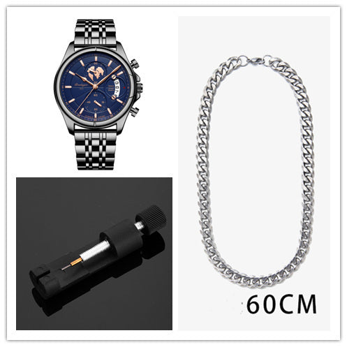 Luminous Waterproof Men's Quartz Watch
