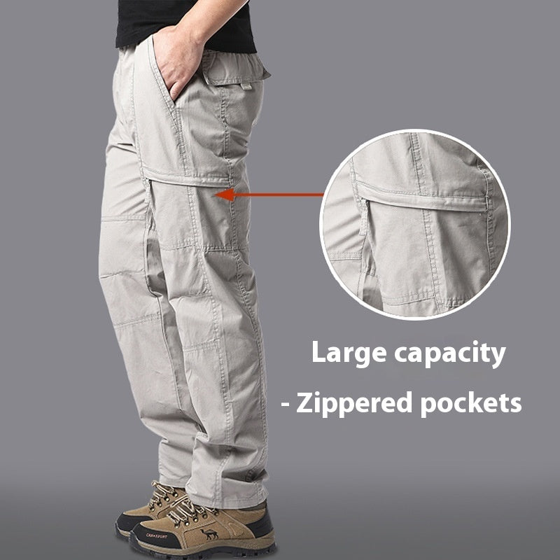 Men's Loose Outdoor Sport Climbing Multi-pocket Overalls