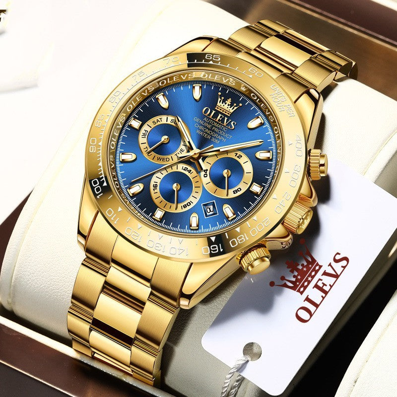 OLEVS Prestige – Men’s Luxury Steel Watch