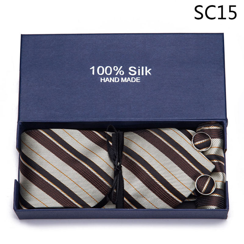 Men's Business Formal Tie Set