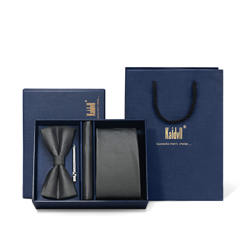 Embroidered Tie Formal Suit Set