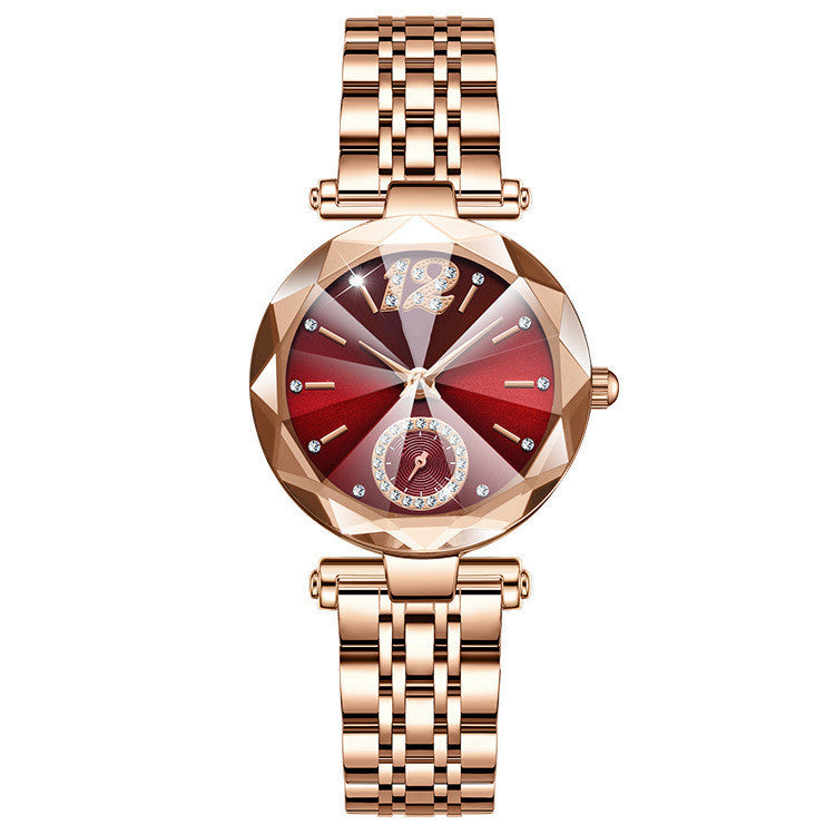 Women’s Fashion Diamond Gradient Glass Watch