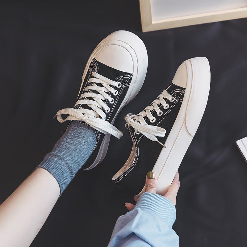 Women’s Low-top Platform Canvas Shoes