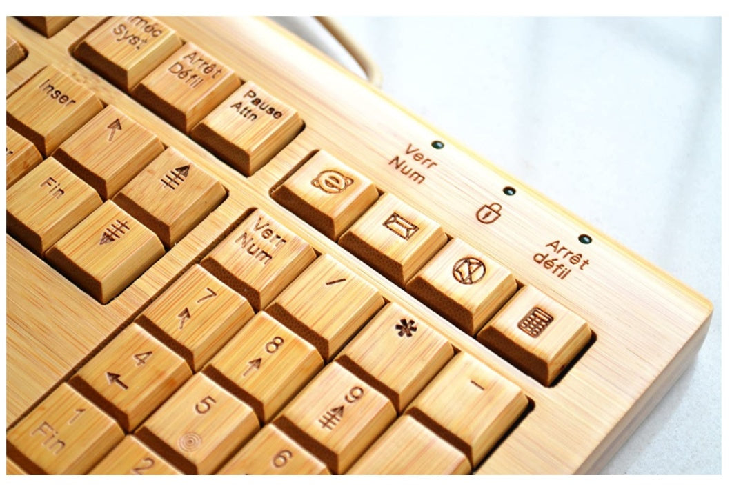 Bamboo Keyboard & Mouse Set