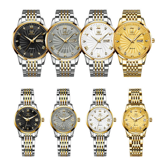 Automatic Mechanical Luminous Diamond Watch