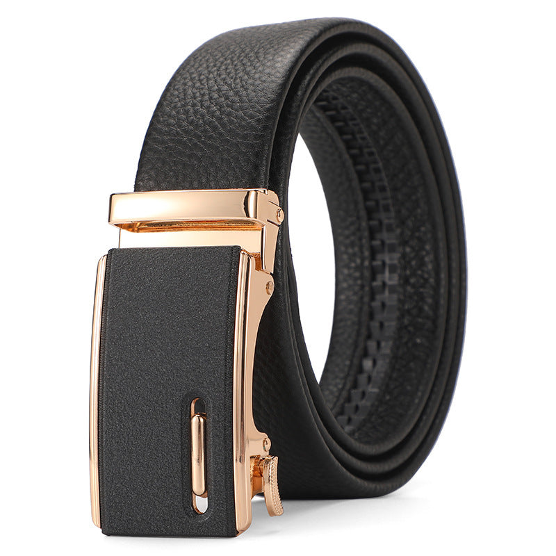 Genuine Leather Automatic Belt