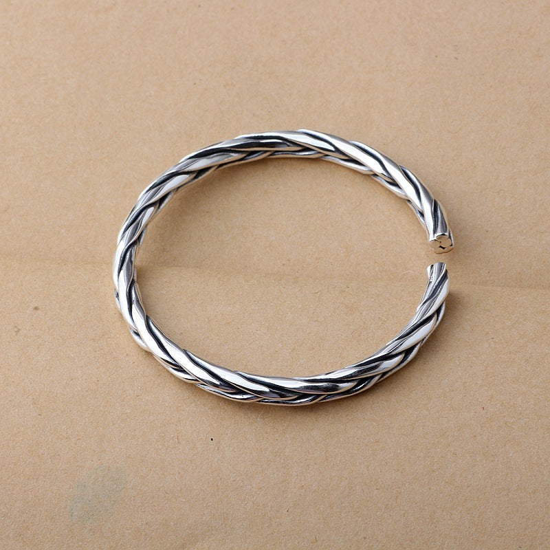 S925 Silver Braided Style Bracelet