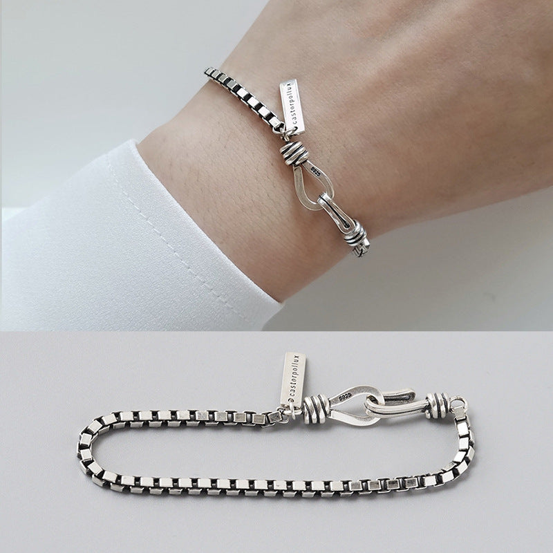 S925 Silver Couple Bracelet