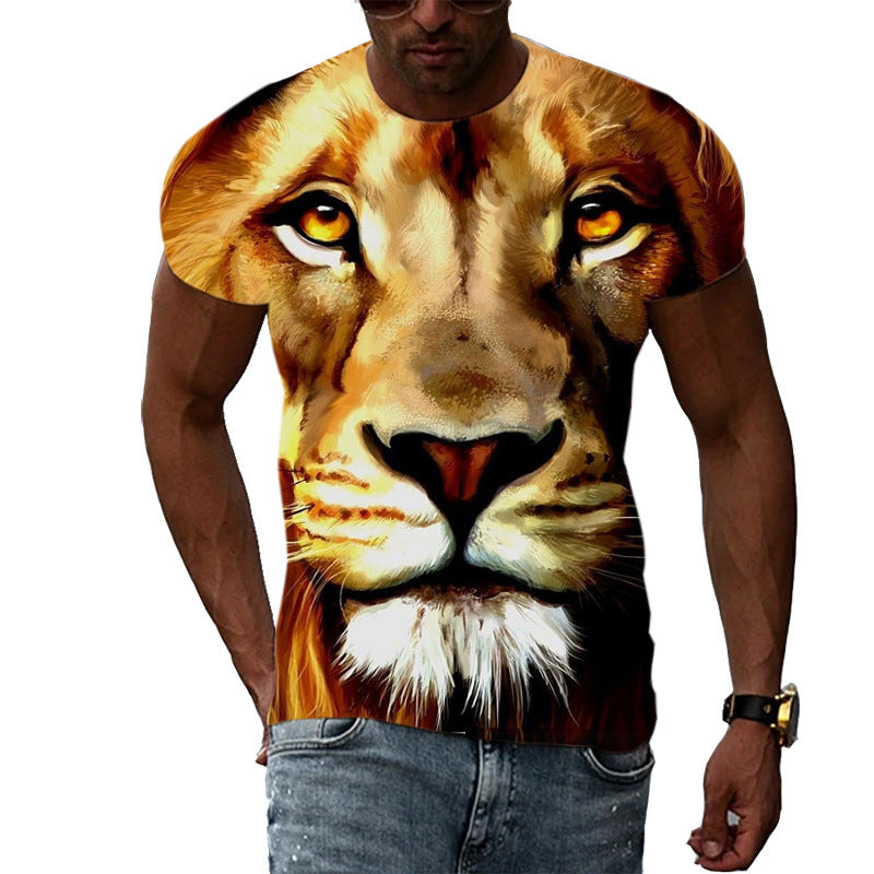 Men's Mesh Cartoon Anime T-shirt