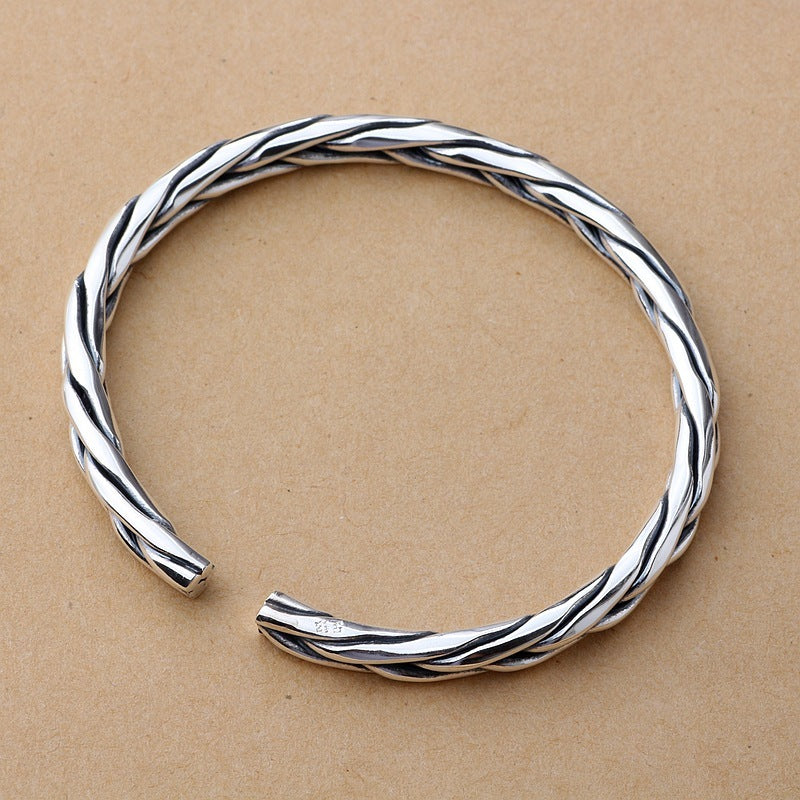 S925 Silver Braided Style Bracelet