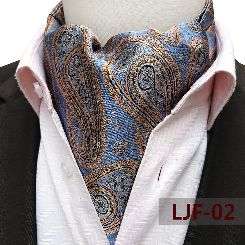 Men's Jacquard Polyester British Scarf