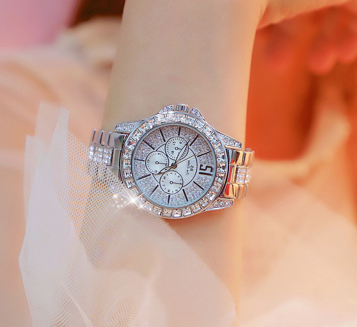 BS Hot Sale Silver Watch