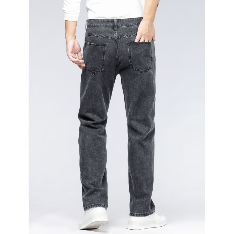 Men's Simple Extra Long Jeans