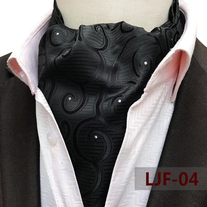 Men's Jacquard Polyester British Scarf