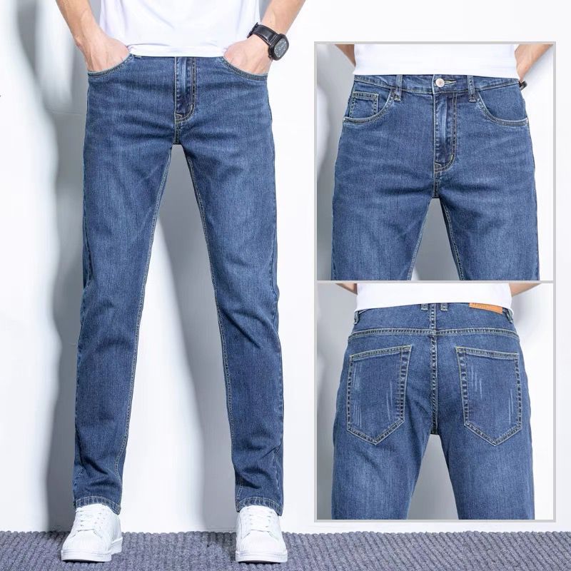 Men's Straight Stretch Jeans