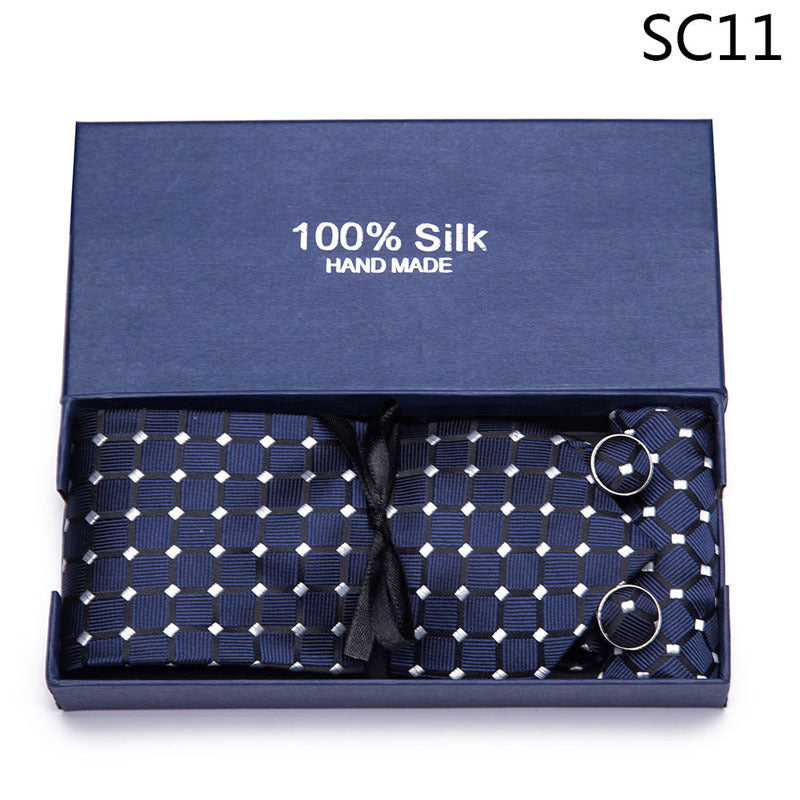 Men's Business Formal Tie Set