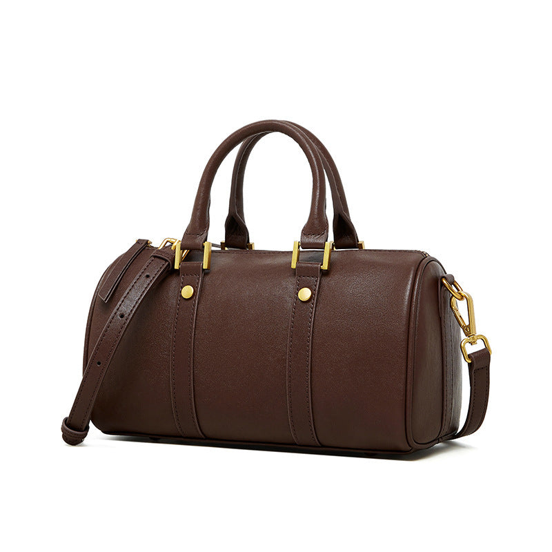 Retro Cowhide Crossbody Bag