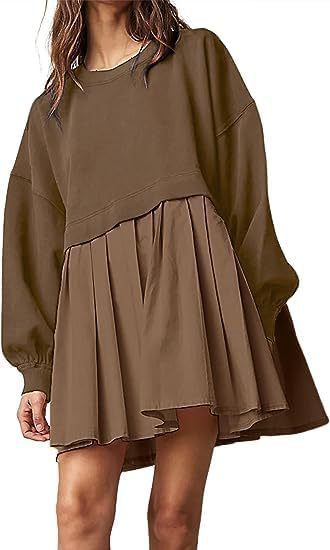 Autumn Chill Sweatshirt Dress