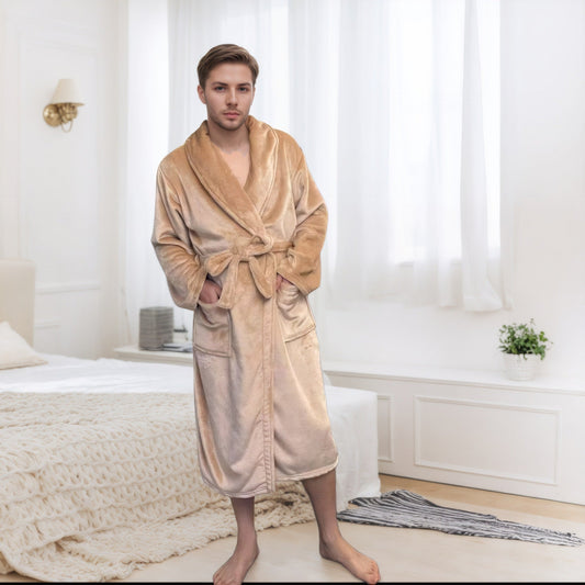Couple Long Bathrobe Pajamas
