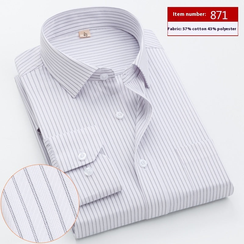 Men's Long Sleeve Spring and Autumn Loose Shirt