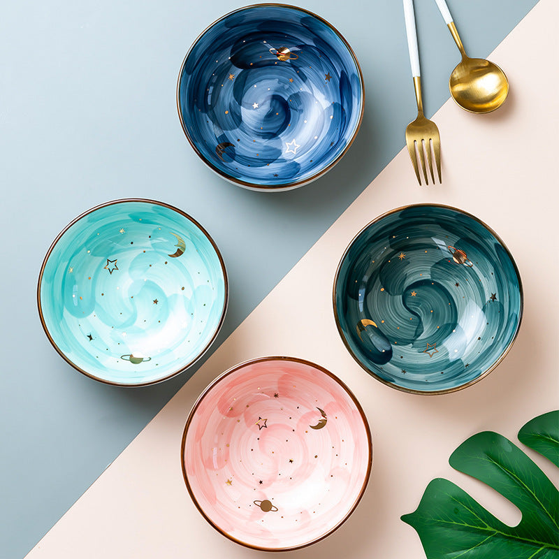 Ceramic Cute Breakfast Salad Bowl
