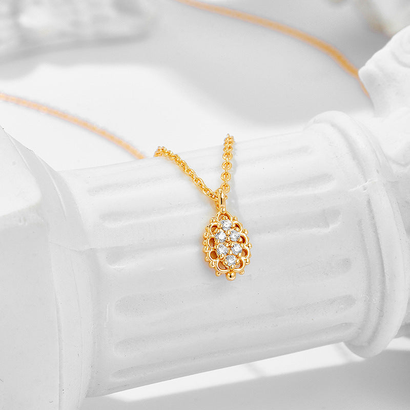 S925 Silver Zirconium Necklace