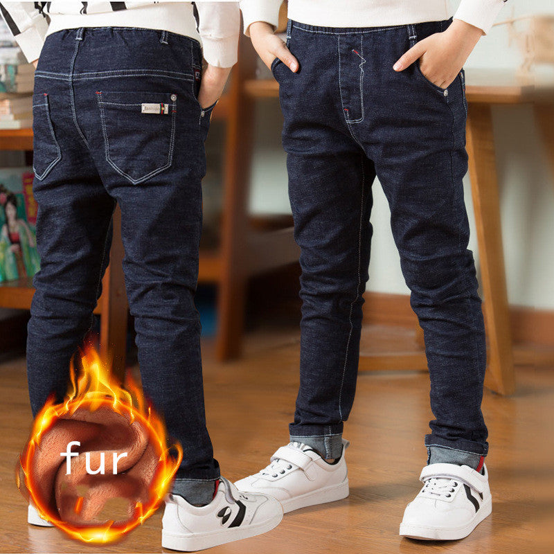 Winter Boys' Fleece Jeans