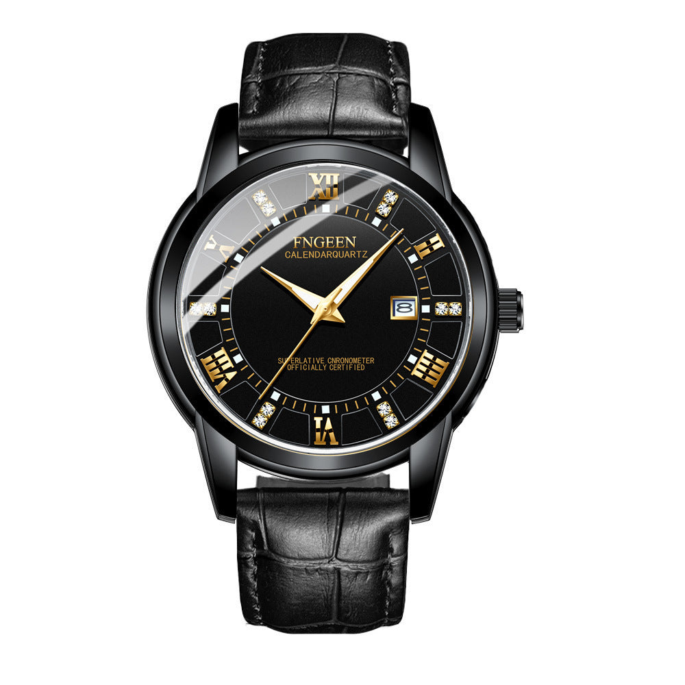 Ultra-thin Waterproof Business Watch