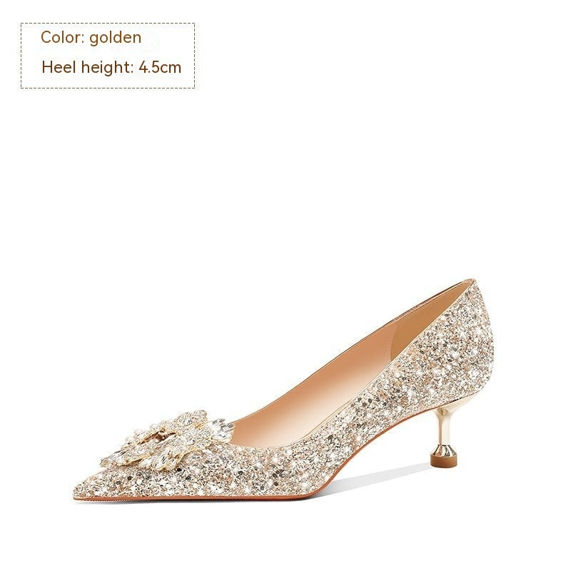 Wedding Bridal Crystal High Heels