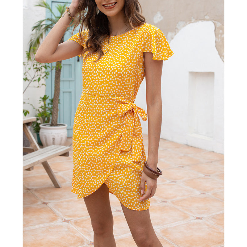 Elegant Stitch Detail Dress