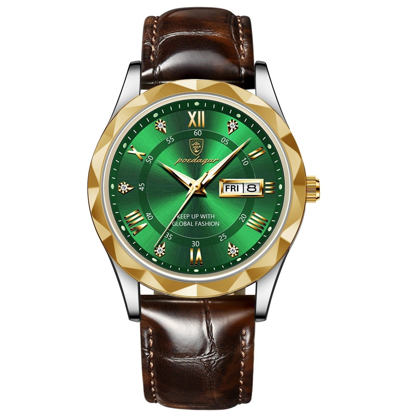 Men's Luxury Leather Quartz Watch