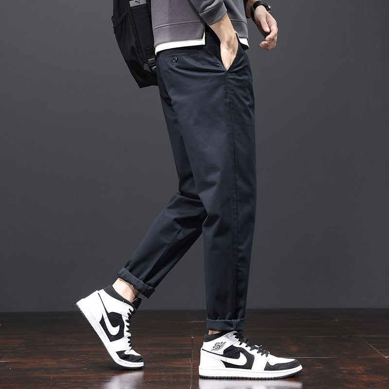 Plus Size Loose Straight Men's Pants