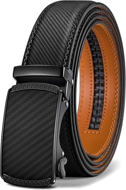 Versatile Cowhide Automatic Buckle Belt