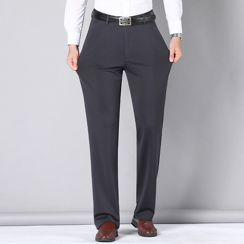 Men's Loose Straight Business Pants