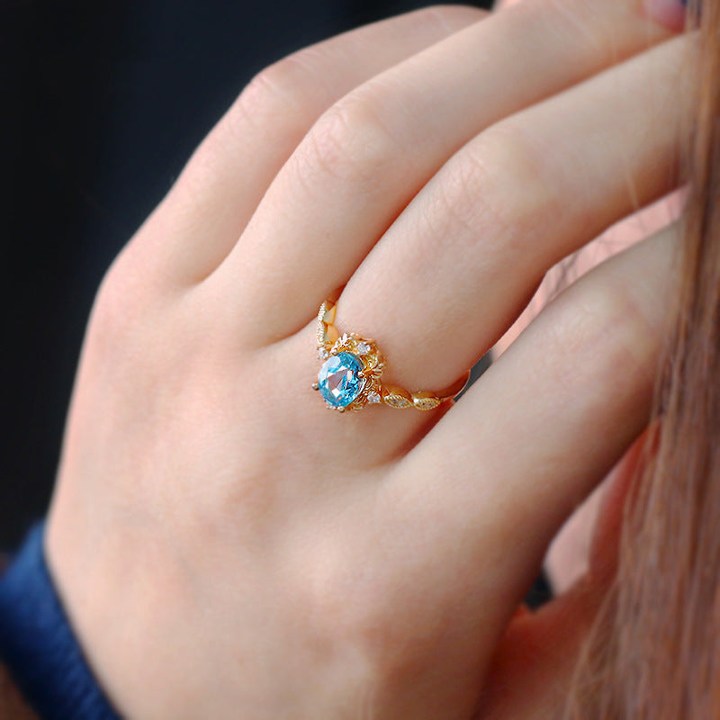 Women’s S925 Silver Diamond Ring